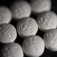The combination oxycodone-acetaminophen medication, Percocet, above.
